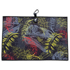 Jurassic Fairway Golf Towel | 24” x 16” Microfiber Towel | Magnetic Clip & Carabiner | Premium Golf Accessory
