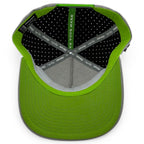Alien Caddy Golf Hat | Snapback Cap | Built-in Magnetic Ball Marker Holder + Marker Included | Adjustable Gray Alien