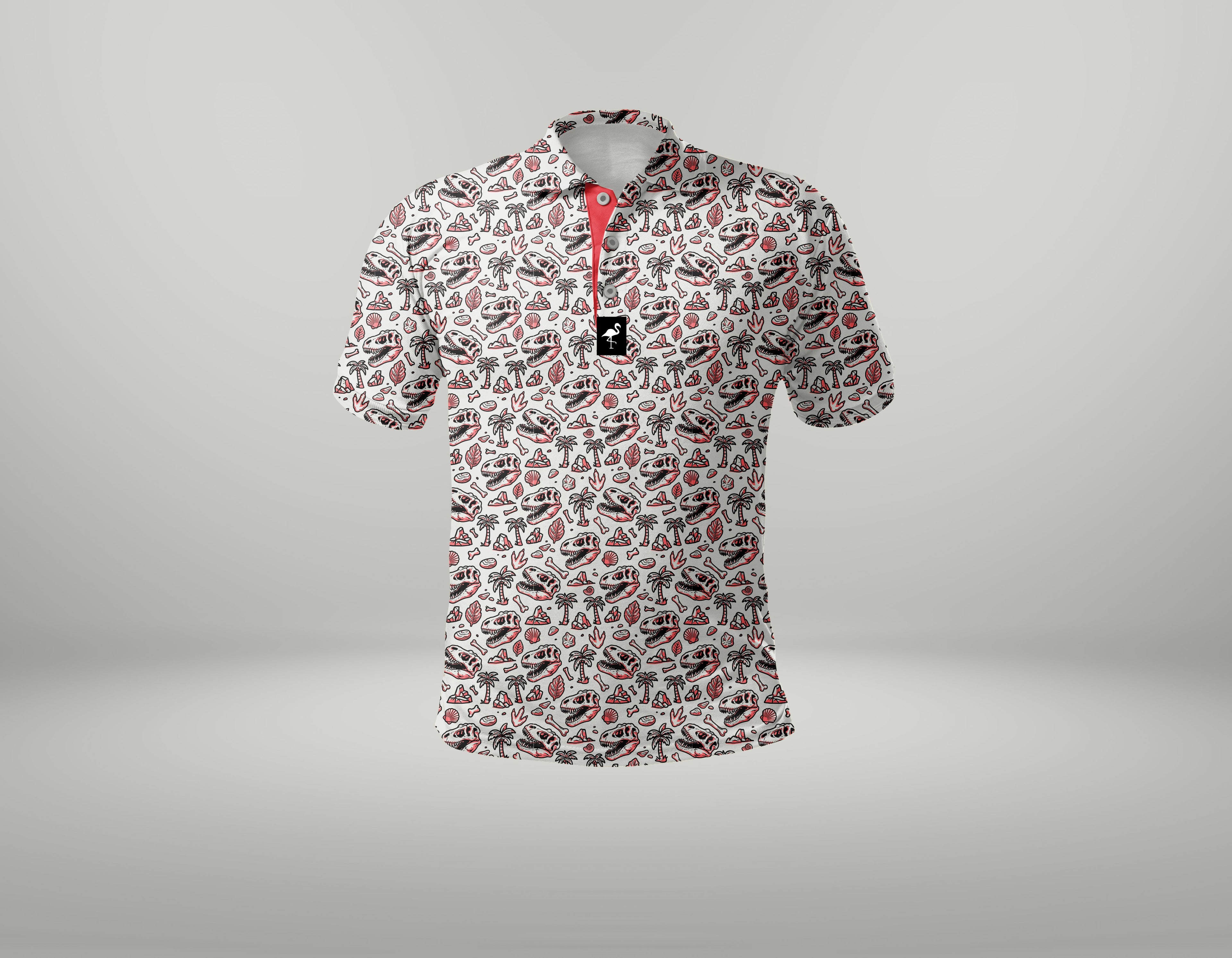Kids Fossil Fairway Golf Polo | Performance Stretch Golf Shirt | Moisture-Wicking Athletic Polo