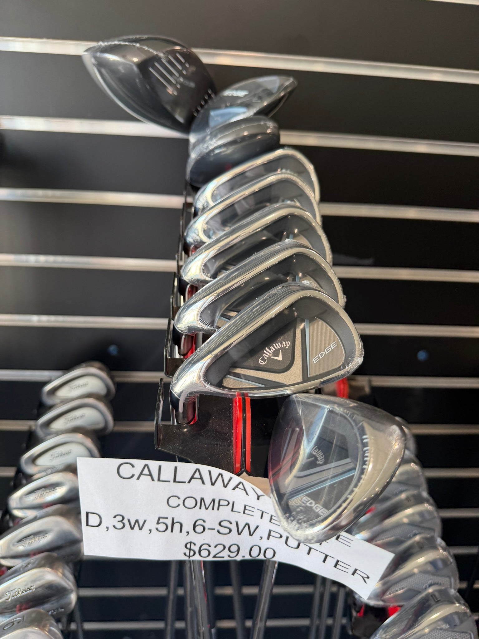 Callaway Edge 10 piece set - "LEFT HANDED/Reg Flex" NEW CONDITION