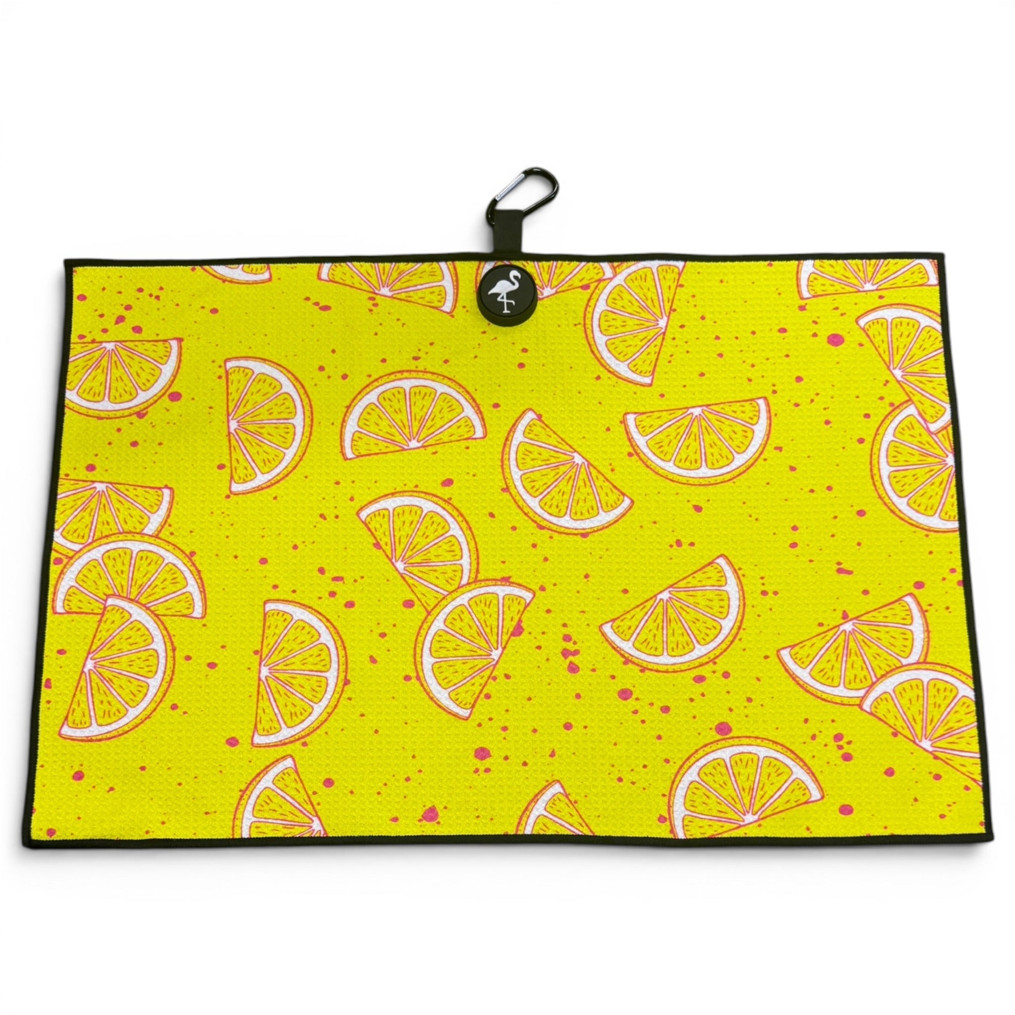 Main Squeeze Golf Towel | 24” x 16” Microfiber Towel | Magnetic Clip & Carabiner | Premium Golf Accessory