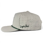 Tactical Golf Hat | Snapback Cap | Built-in Magnetic Ball Marker Holder + Marker Included | Adjustable American Camo