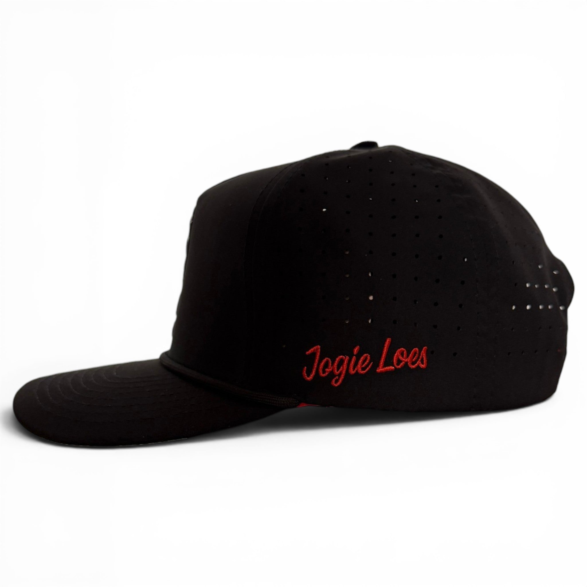 Jogie Loe's Flamingo Golf Hat | Snapback Cap | Built-in Magnetic Ball Marker Holder + Marker Included | Adjustable Flamingo