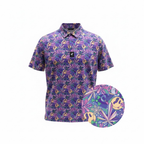 Men's Purple Haze Golf Polo | Moisture-Wicking Performance Stretch Golf Shirt